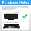 LCL TN-650 Black Toner Cartridge Replacement for Brother TN620 TN550