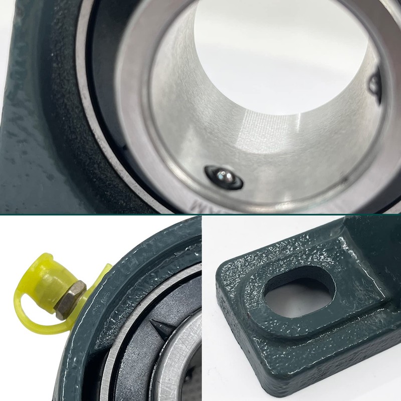 4Pcs UCP205-16 Pillow Block Bearing 1 inch Shaft Cast Iron
