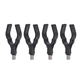 4pcs Fishing Rod Holder U-shaped Fishing Rod Holder Head Plastic Fishing Rod Rest Pole Butt Rest Head Fishing Accessories