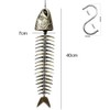 WANLIAN Fish Skeleton Wind Chime,Fishbone Wind Chime,Wind Chimes Vintage Fishbone