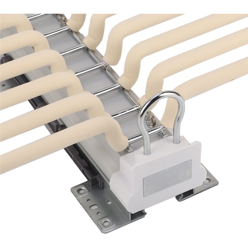 MYOYAY Pull Out Trousers Rack 22 Arms Steel Pull Out