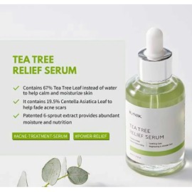 IUNIK Sérum Tea Tree Relief 50ml Calmante Antiacné Para Piel Sensible