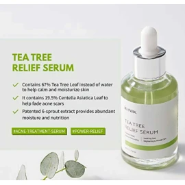 IUNIK Sérum Tea Tree Relief 50ml Calmante Antiacné Para Piel Sensible