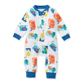 Burt's Bees Baby Boys Footless Pajamas, Sleep and Play Loose Fit, 100% Organic Cotton Soft One-piece PJs, Sizes NB to 6-9 Months