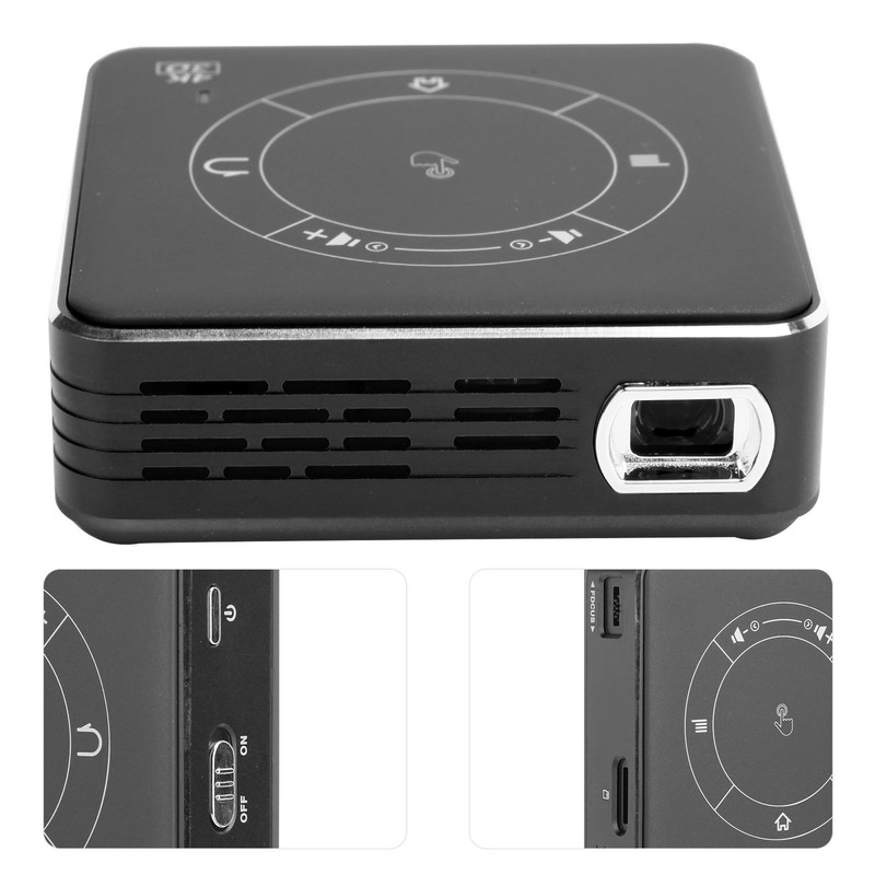 Mini Projector HD Smart Bluetooth Wireless Connection Home OnScreen Equipment