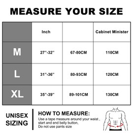 POSKOU Leather Weight Lifting Belt 4'' Padded Lumbar Back Support Powerlifting Weightlifting Deadlift Squats Fitness Belt Workout Training Exercise Equipment for Home Gym (Black, M Fits Waist 27-32 Inches)