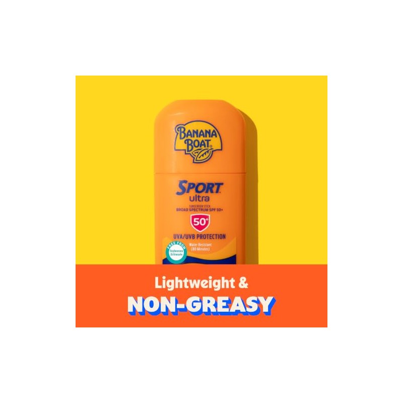 Banana Boat Ultra Sport Sunscreen Stick, New Look, SPF 50+,