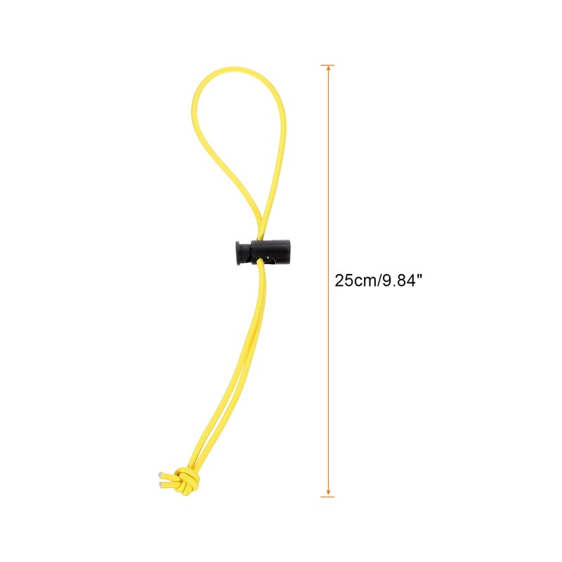 HARFINGTON 10pcs Elastic Cable Tie 9.84" Multipurpose Extra Thick Cable