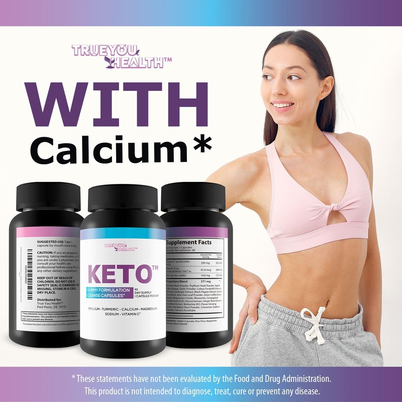 3X Keto Gummy Formulation Cleanse Capsules 90 Day Supply 1