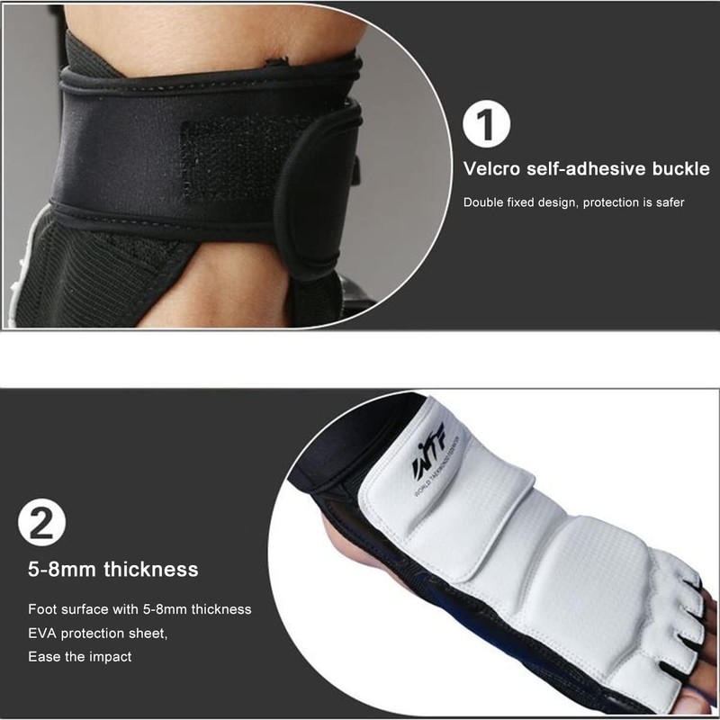 Kitchnexus Taekwondo Foot Protector Ankle Brace Ideal for Martial Arts,
