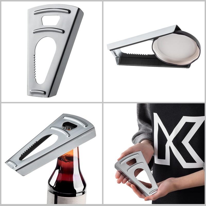 KADAX Metal Bottle and Jar Opener Bottle Opener Screw Cap