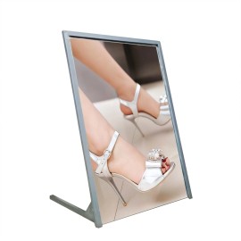 FixtureDisplays 11X15X8" Shoe Fitting Glass Mirror Steel Frame Home Retail Shop Tatoo Therapy