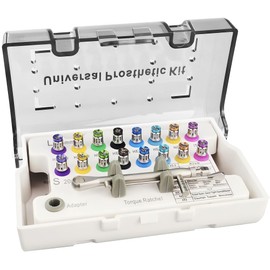 Dental Implant Torque Wrench Set, Autoclavable Universal Prosthetic Kit