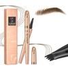 Eyebrow Pen, Eyebrow Pencil, Liquid Microblading Eyebrow Pen with 4