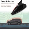 Aorvp 10pcs/Set Diffuser Shark Fin Kit Compatible with Spoiler Roof
