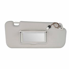 Gray Passenger Right Side Sun Visor Replacement Compatible with Nissan Murano 2009 2010 2011 2012 2013 2014 with Light Replace 96400-1AA1B