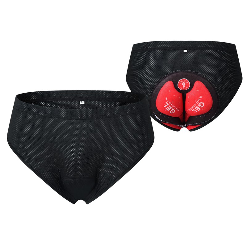 Men Bike Underwear Breathable Padded Bicycle Briefs Cycle Underwear Shorts