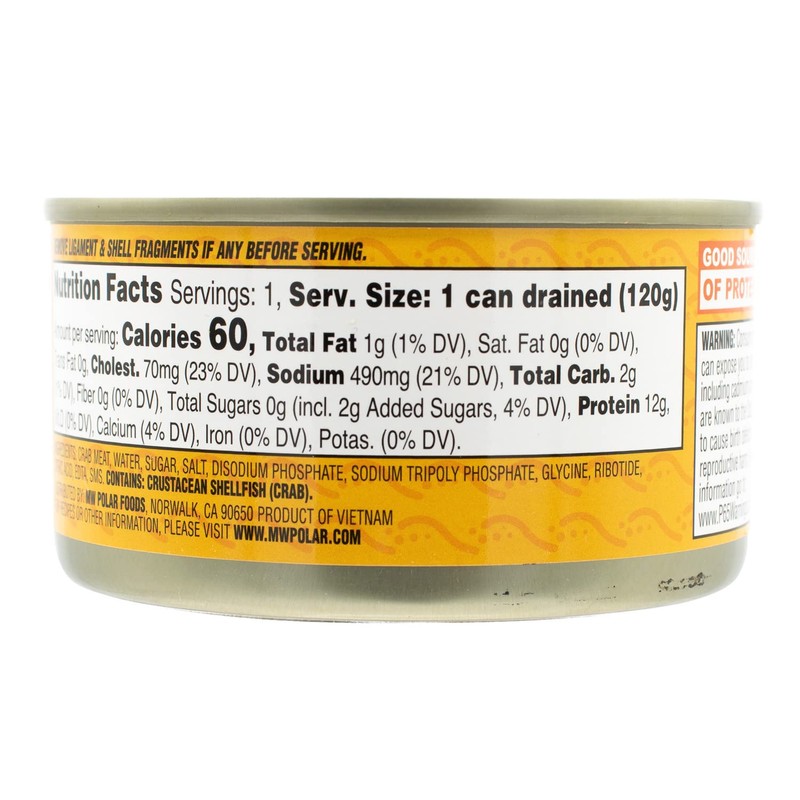 MW Polar Fancy Lump Crab Meat 5oz (Pack of 1)