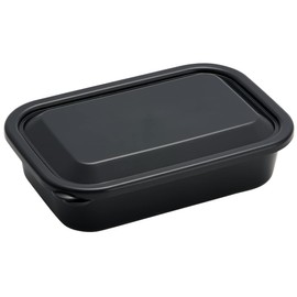 Skater LFP8-A Storage Container, Kitchen, M, 28.7 fl oz (830 ml), Fluffy Lid, Lightweight, Food Lunch Case, Made in Japan, Smoke Black
