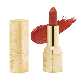 Milfie Fairy Rouge (04 Temptation), Red, 0.1 oz (3 g), Lipstick, Glitter, MilleFee Gemstone Lip, Glossy, Moisturizing, Blood Tone, Sheer