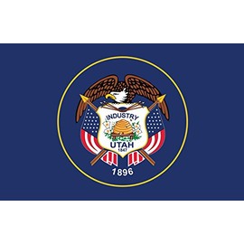 Gallopade Publishing Group Utah Flag Poster (9780635116086), 11 x 17 Inch
