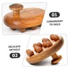SAFIGLE Wood Body Massager Brush for Cellulite and Portable Acupoint