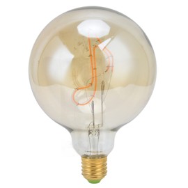 G125 E27/E26 LED Bulbs Dimmable 4W Transparent Music Note Filament Bulb for Chandelier Warm Light