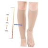 KOMBIUDA Pair Compression Socks Sports Vein Elastic Mid-tube Leg Support