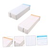 Ciieeo 200sheets Attendance Paper Cards Clock Cards for Payroll Recording