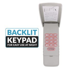 Garage2Go Garage Door Keypad Keyless Entry Replacement for Liftmaster 66LM 66LC 740CB (Green Learn Button)