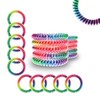Specora - Spiral Haargummi 10er Pack - 5cm TPU bunt