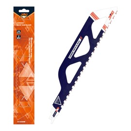 JMD 1-Piece S1243HM 305mm 2TPI Carbide Reciprocating Sabre Saw Blades for Hollow Brick Cement Concrete Cutting Compatible with Milwaukee Makita Dewalt Ryobi etc