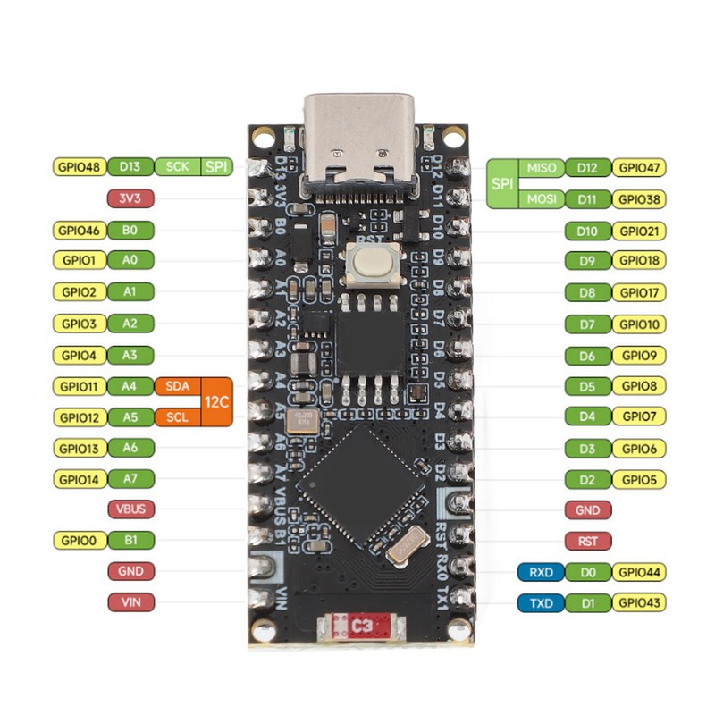Development Board Dual Core Processor 240MHz Running Frequency 2.4GHz WiFi