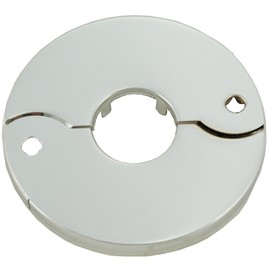 Chrome Plated Floor and Ceiling Split Flange Fits 2-Inch Iron Pipe, Opening Diameter 2 3/8 inch - By PlumbUSA