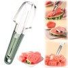 3-in-1 Watermelon Slicer Tool for Easy Serving – Stainless Steel