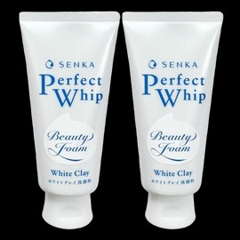 Senka Perfect Whip White Clay Deep Cleansing Foam Foam Cleansing 120ml 2pcs / 센카 퍼펙트휩 화이트클레이 딥클렌징폼 폼클렌징 120ml 2개