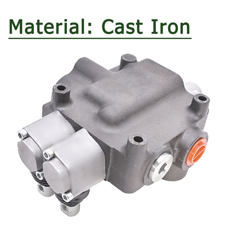 Timunr 2 Spool 21GPM Hydraulic Directional Control Valve, 3600PSI SAE