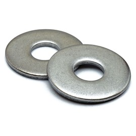 MonsterBolts - M4 Fender Washer, DIN 9021, Stainless Steel, 25 Pack