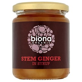 Biona Organic Stem Ginger in Syrup 330g - Pack of 2