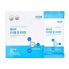 Atomy Triple Up Protein 25g x 30 packets x 1 box super protein protein powder / 애터미 트리플 업 프로틴 25g x 30포 x 1박스 초단백질 프로틴 파우더