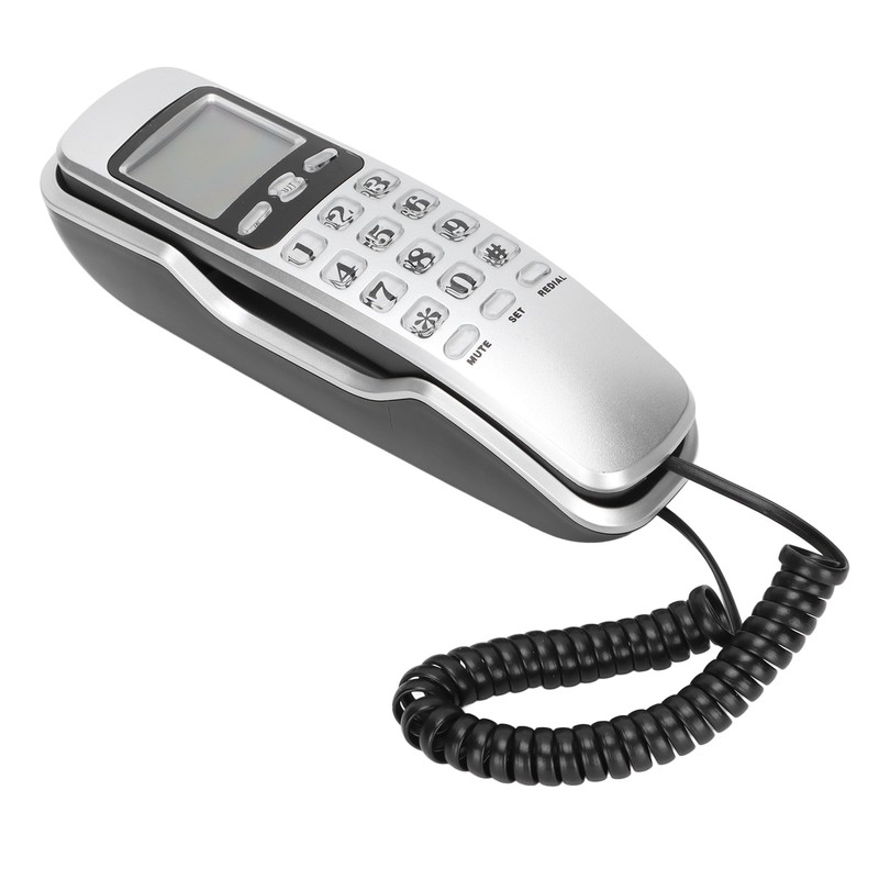 KXT888CID Mini Wall Telephone Hotel Wired Desktop Wall Phone for