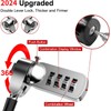 Computer Laptop Cable Lock • Slot Plate 6.23ft Cable •