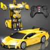 Qumcou Qumcou Remote Control CarTransform Robot RC Cars with Cool