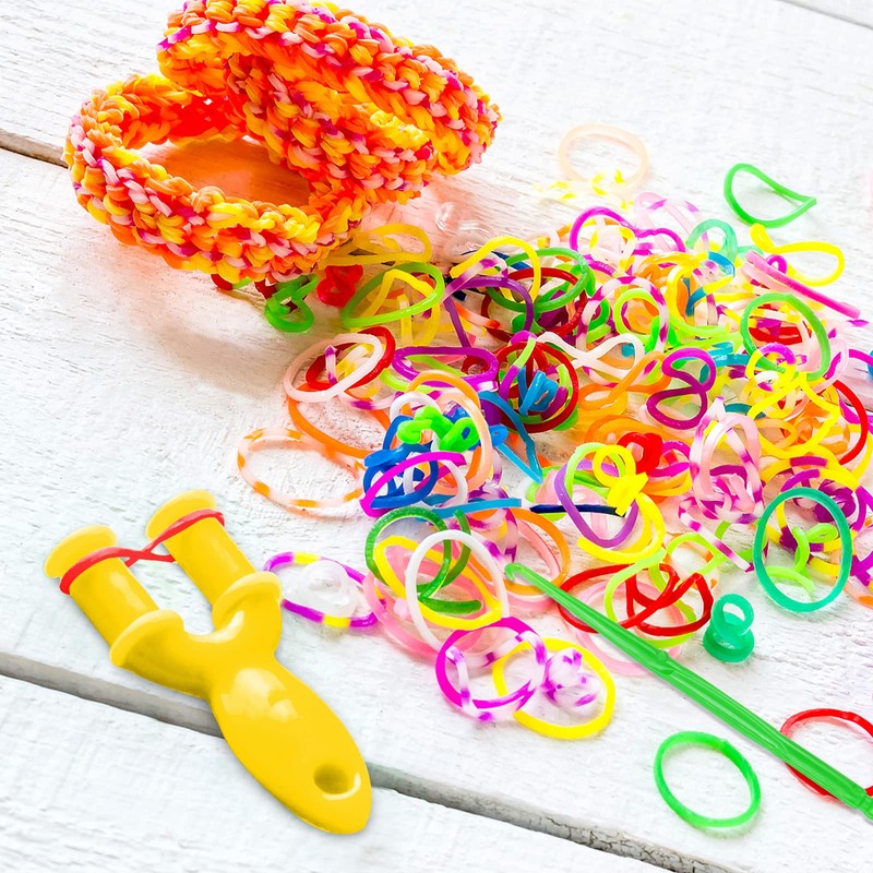 Relota Loom Bands Set, Loom Bands Box Set with 2500