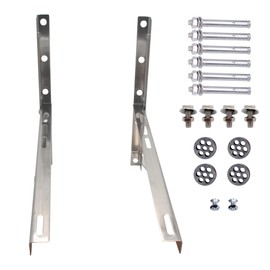 TAUROX Mini Split Wall Mounting Bracket for 9000-36000 BTU Condenser，Mini Split Stand Stainless Steel Support for Air Conditioner or Heat Pump Systems.