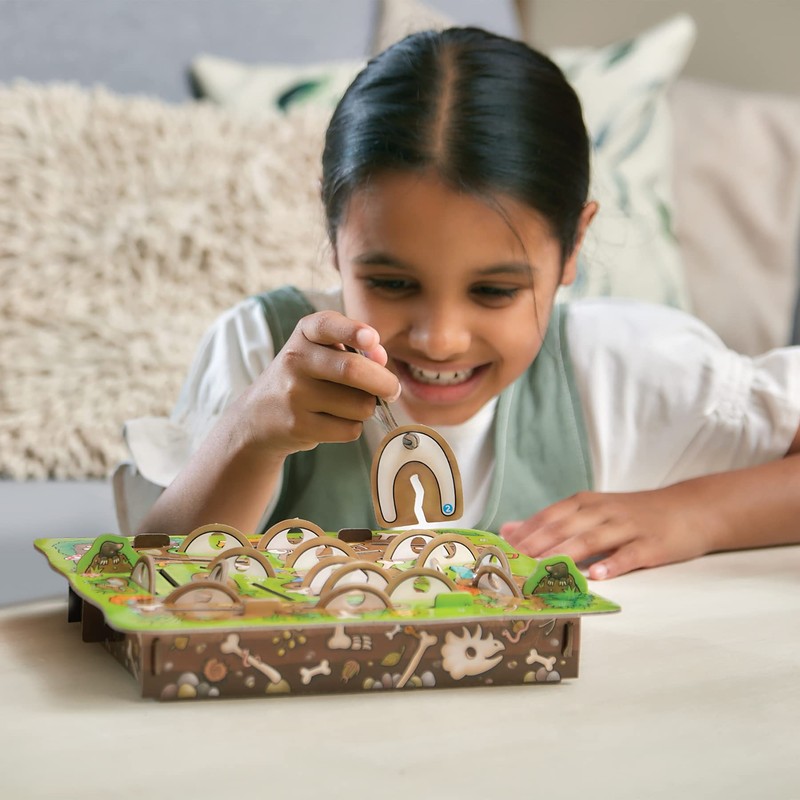 Orchard Toys Dinosaur Dig Game, build 3D Dinosaurs, fun memory