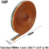 VISSQH 10 m Flat Ribbon Cable IDC Wire 10 Pin