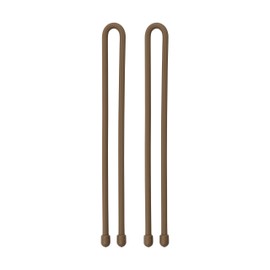 Nite Ize GT12-29-2R3 Original Gear Tie, 12", Coyote, 2 Pack, Made in The USA