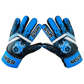 MS9 Kids Boys Children's Junior Football Goalkeeper Sports Soccer Goalie Gloves