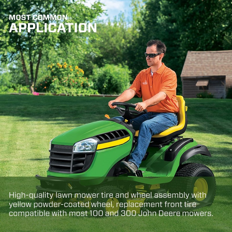 MARASTAR 21425 15x6.00-6 Tire and Wheel Assembly, Replacement Riding Lawn